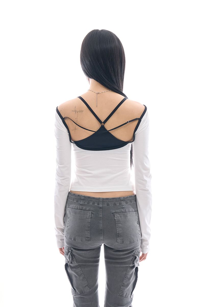 Calvia number crop tee