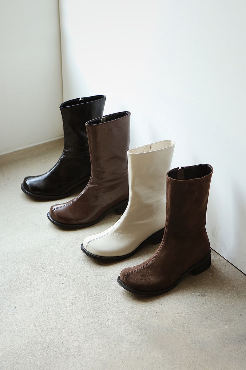 eeë(イイエ)の「FAY MIDDLE BOOTS_4COLORS(Shoes)」