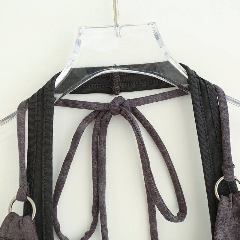 Dave Vintage Back-Open Halter Top 231633136