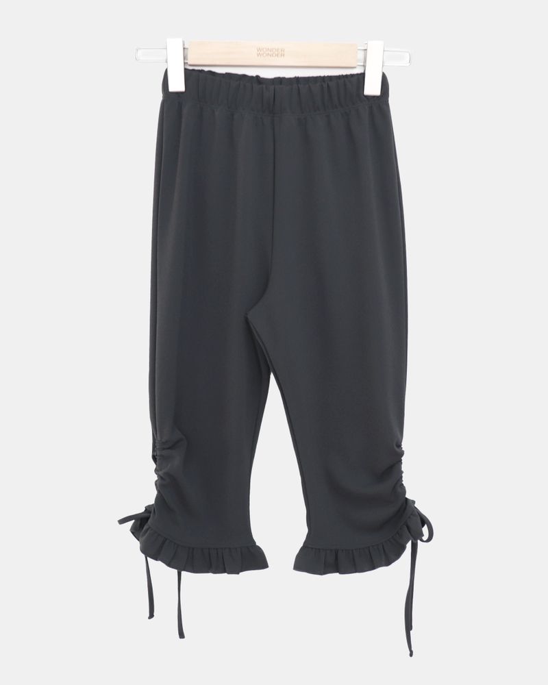 Minos Ribbon Frill Capri Pants