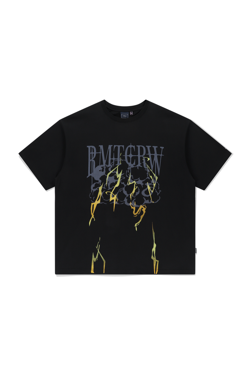 VOLUME LOGO THUNDER CLOUD TEE SHIRT