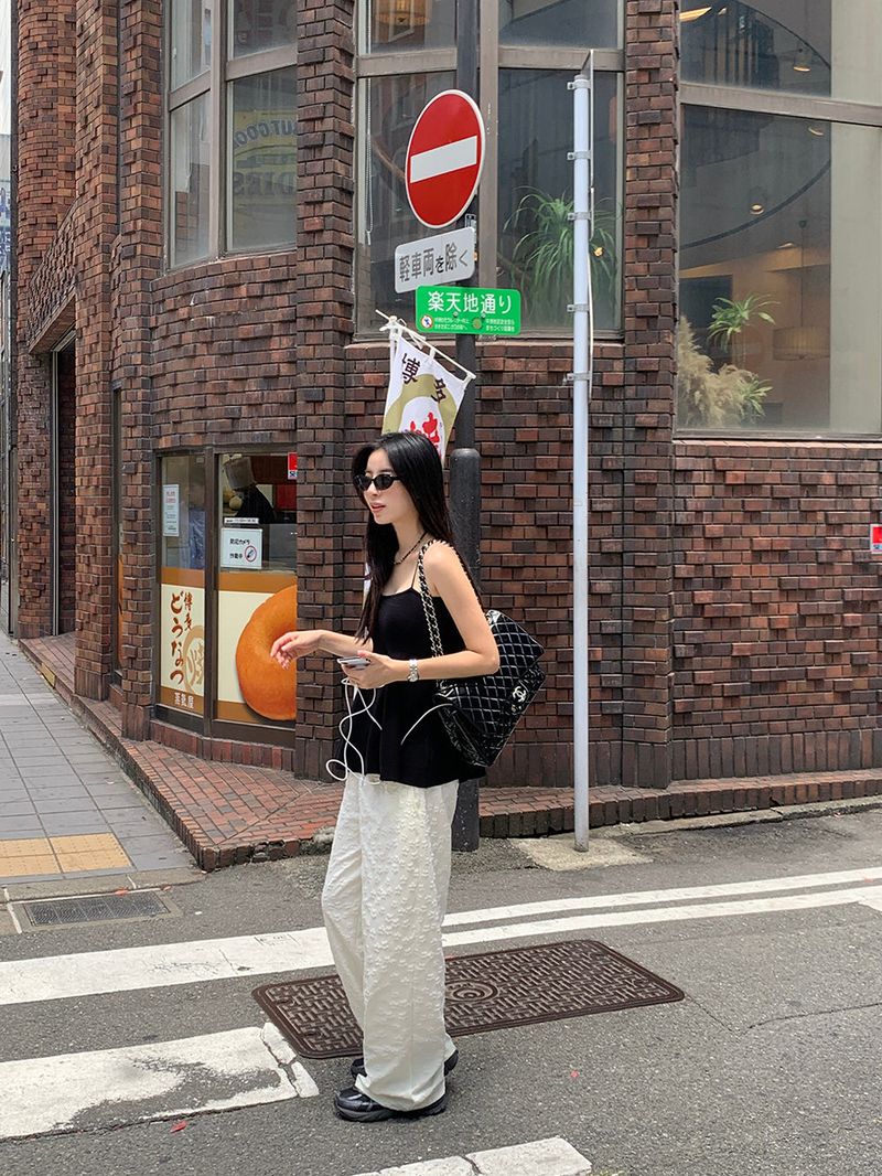 [MADE] PESTO FLOWER WIDE PANTS