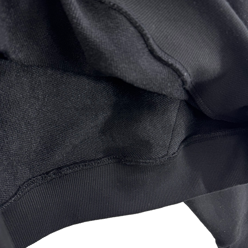 big cross cropped hoodie
