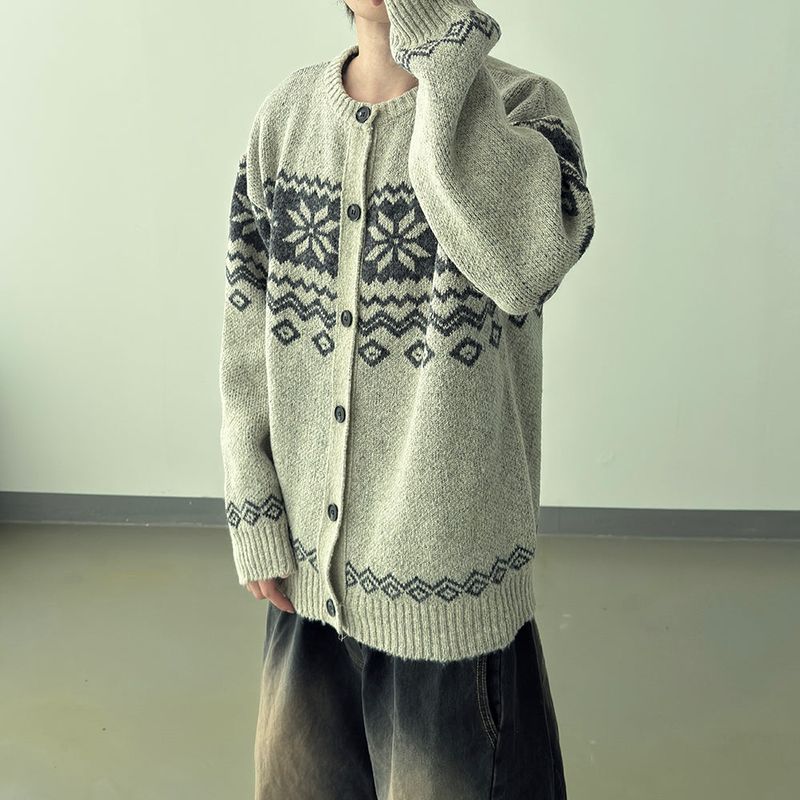 Fiora nordic knit cardigan