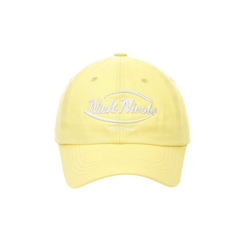 NICK&NICOLE(ニック&ニコール)の「NICOLE ORIGINALS LOGO BALL CAP_LEMON(Hats)」