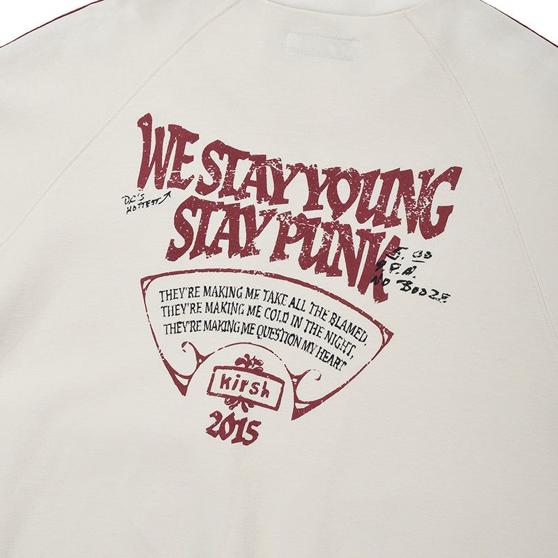 PUNK TRACK ZIP UP [IVORY]