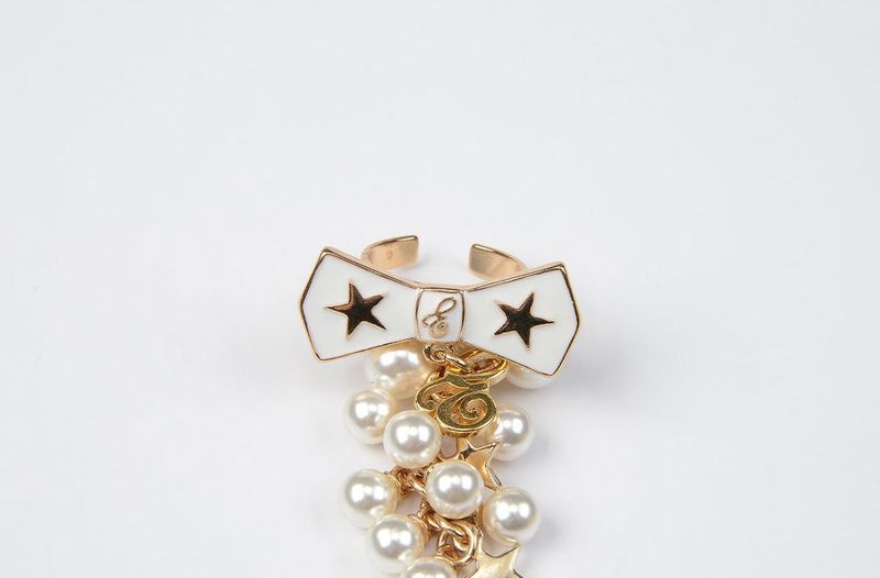 BOW&GRAPE RING (CREAM)