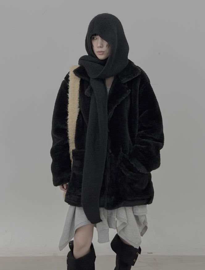 mnem（ムネム）の「Hooded Balaclava Long Muffler（Fashion Accessories）」