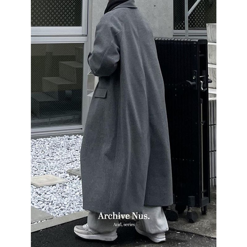 HUKE(フック)の「Nus. Archive S-Wool Coat(Jackets/Outerwear)」