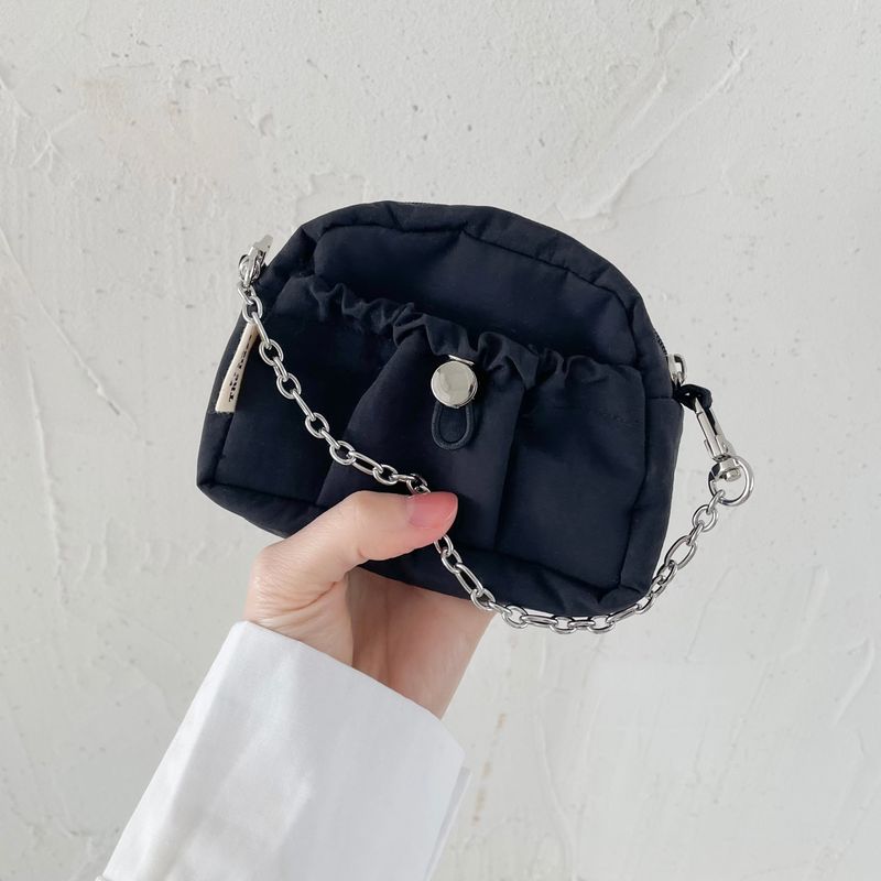 Card Wallet Mini Chain Bag-BLACK