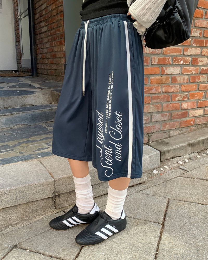 [ORIGINAL] Potion Lettering Nylon Track Pants