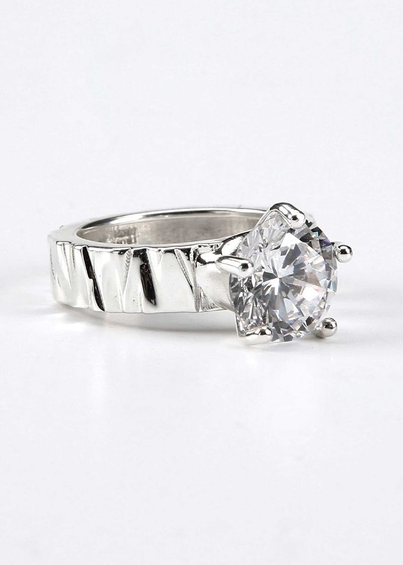 Crystal Cocktail Ring
