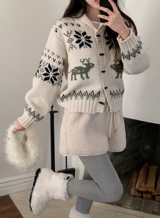 Winter Rib Warm Tights (4color)