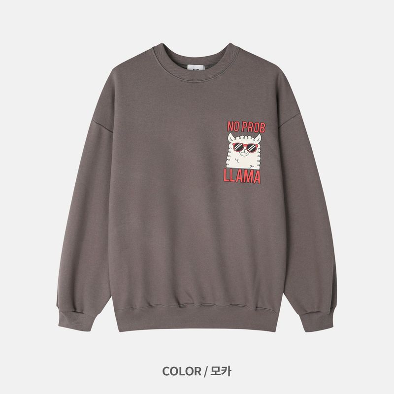 Couple Lama Character Sweatshirt 3COLOR