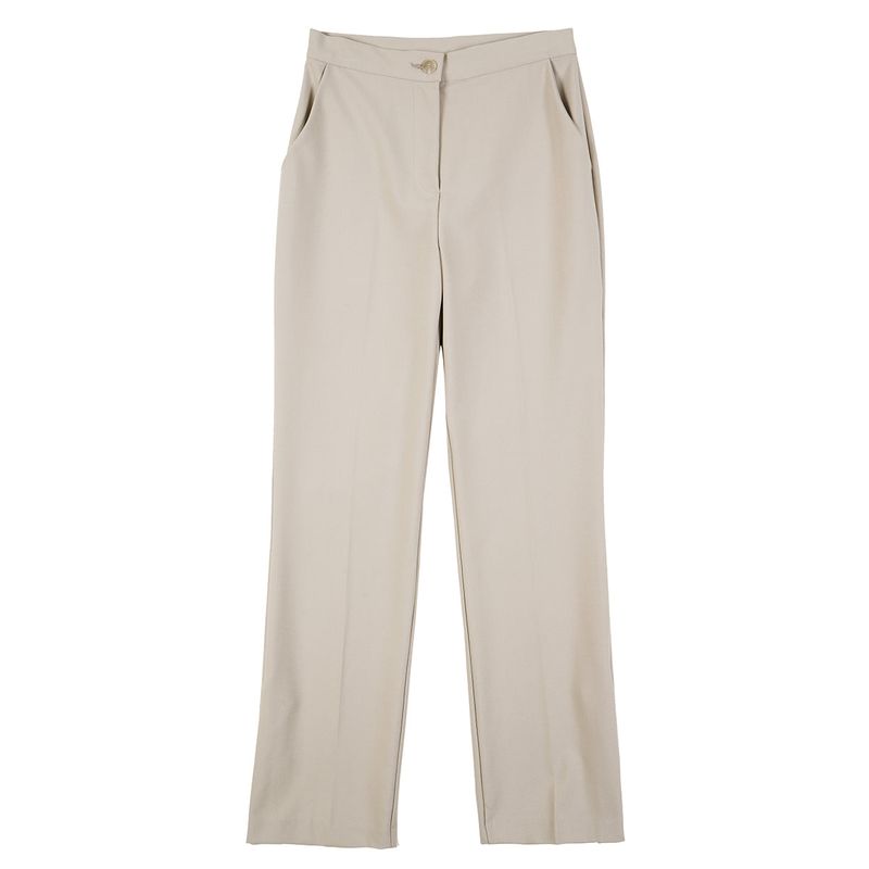 フラワースリットパンツ / FLOWER SLIT PANTS_BEIGE