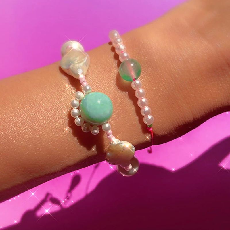 Jade Flower Goddess Bracelet