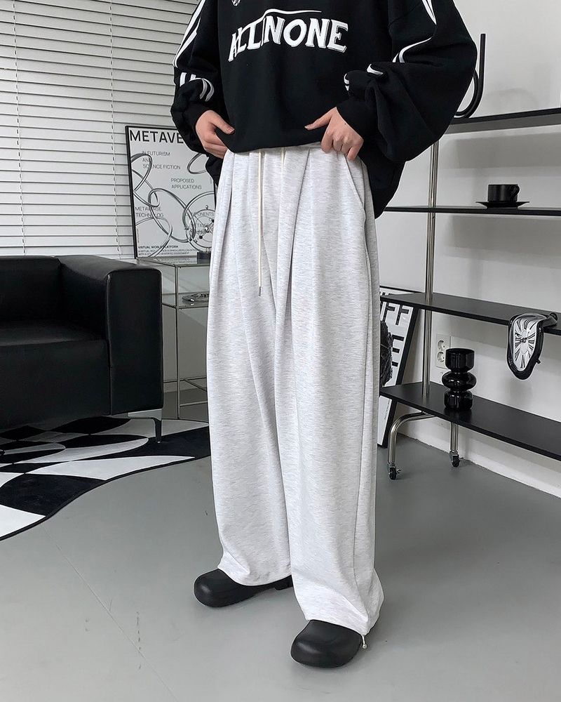 GT Four-Tuck String Wide Pants (5 colors)
