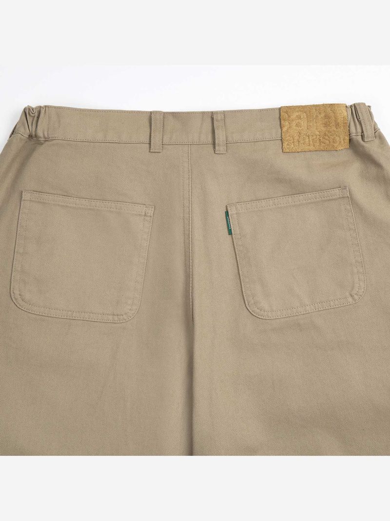 REGULAR WIDE WORK HALF PANTS (BEIGE)