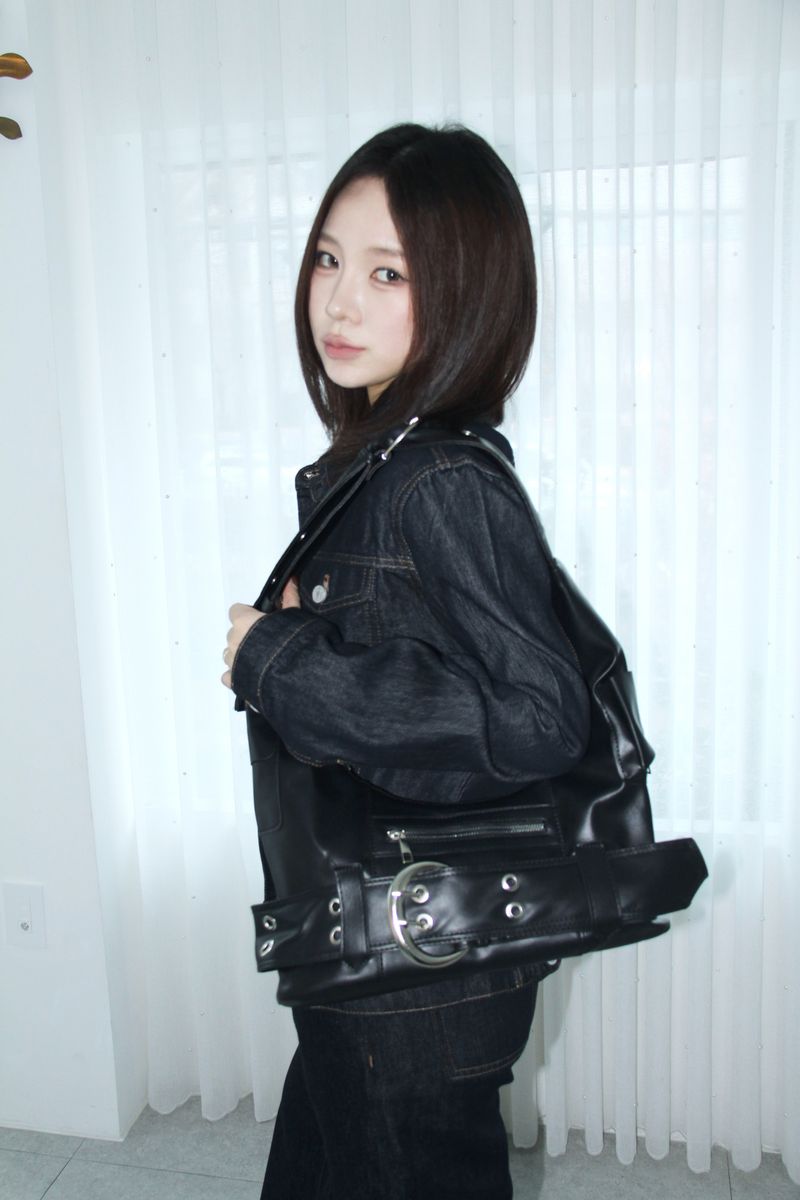 Buckle Strap Shoulder Bag