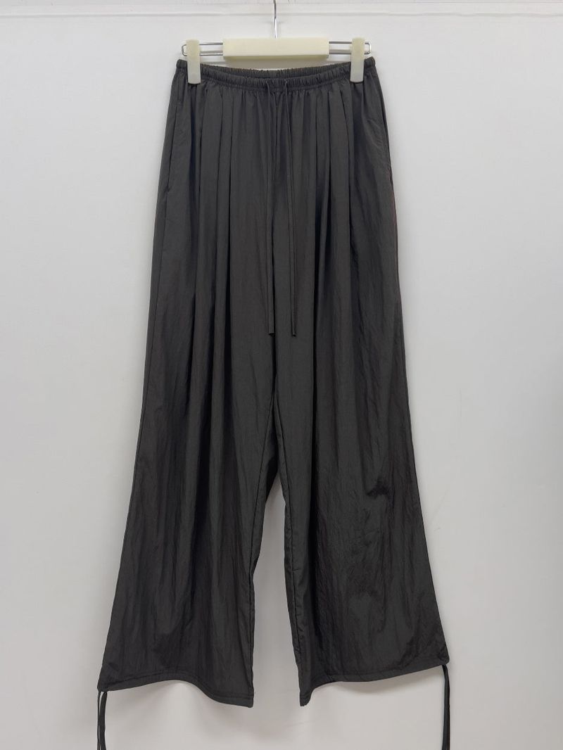 Pleo Strap Banding Wide Pants