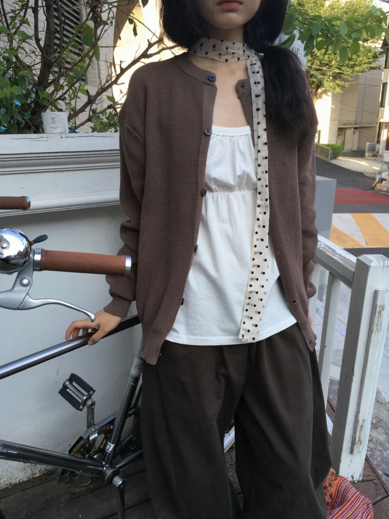 Shirring Long Sleeveless Top