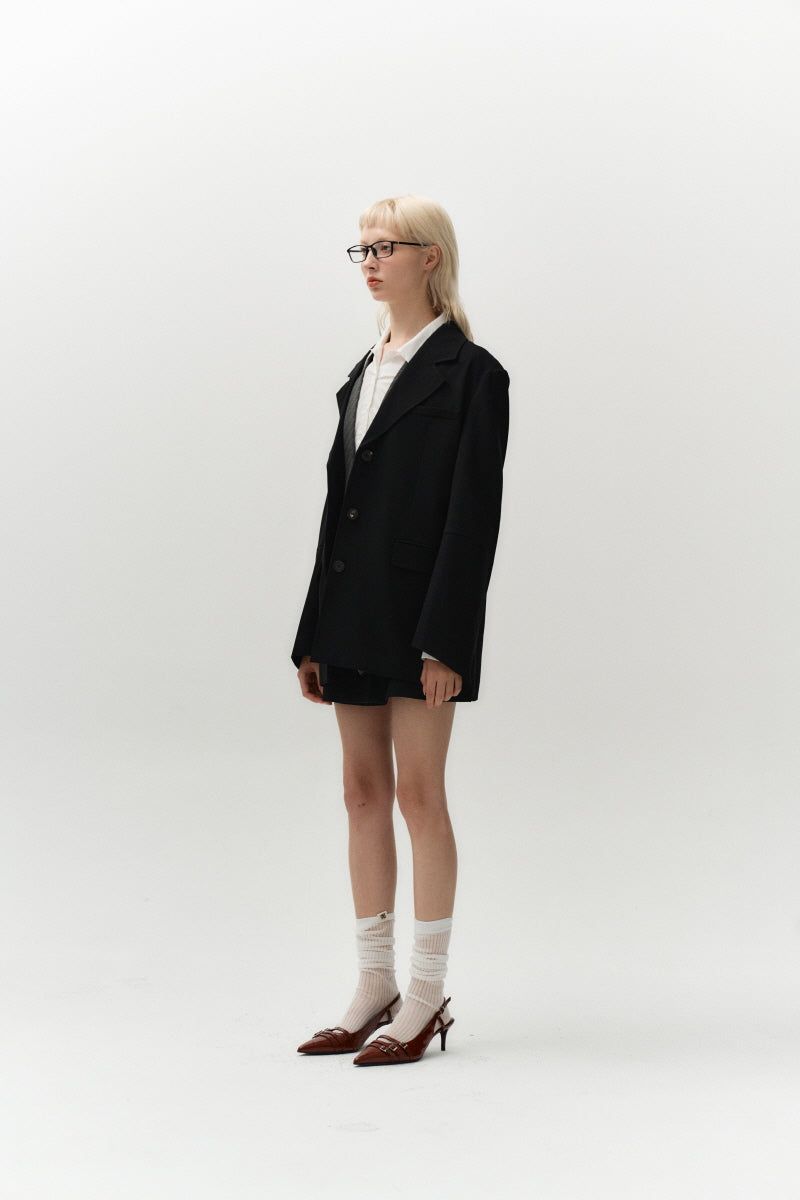 zip skirt (black)
