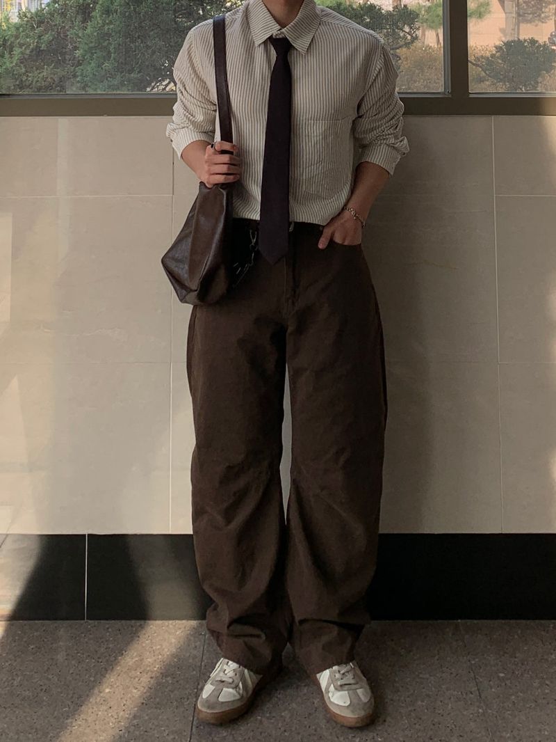 Algodon Curved Cotton Pants