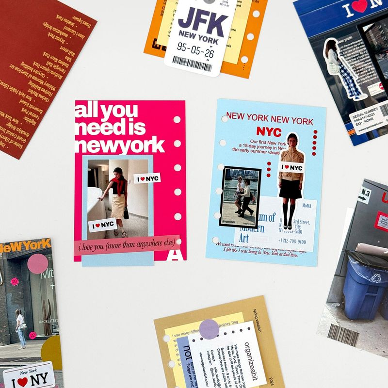 oab newyork pack / scrap sticker set