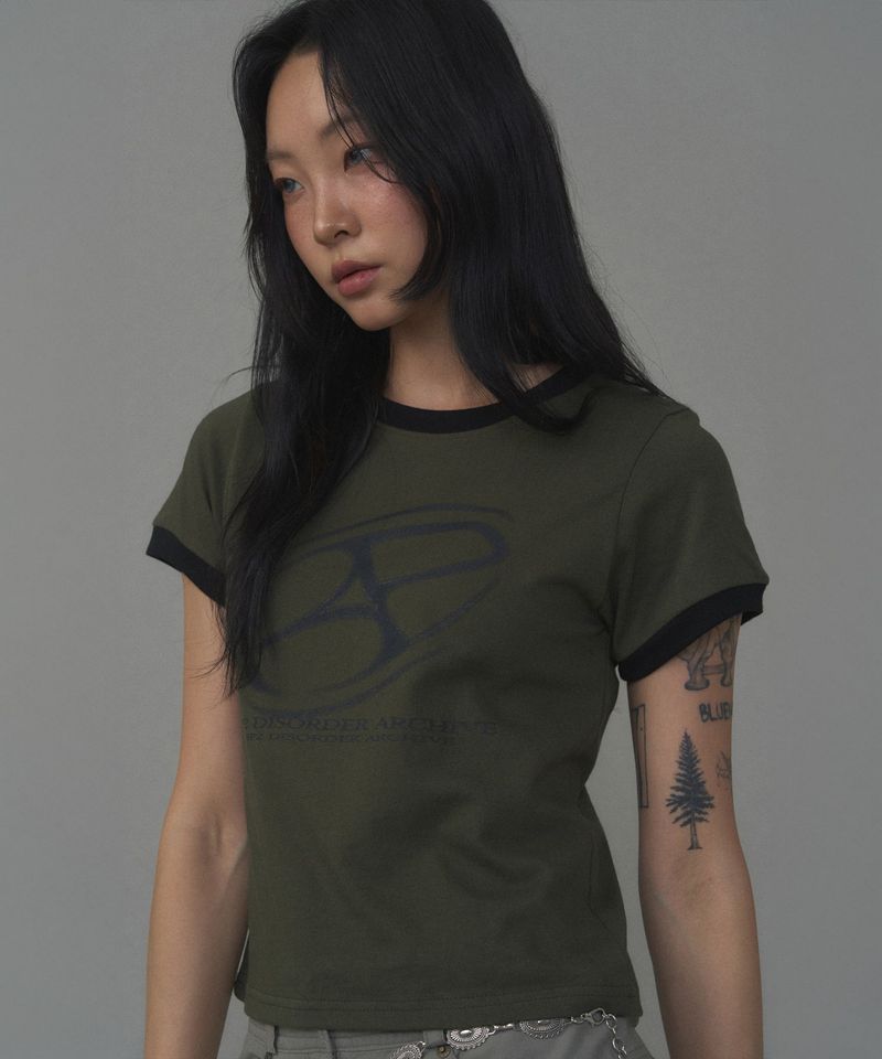  BIG GRAPHIC LOGO CROP TEE KAIKI