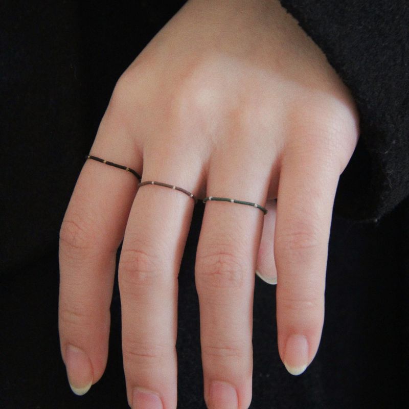 [CCNMADE] GOLD DRAGON Ring (Black)