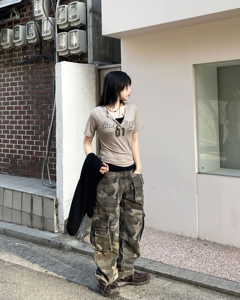 Vintage Camo Cargo Pants