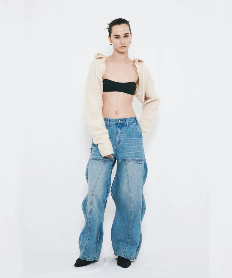 MUFFLER KNIT CARDIGAN