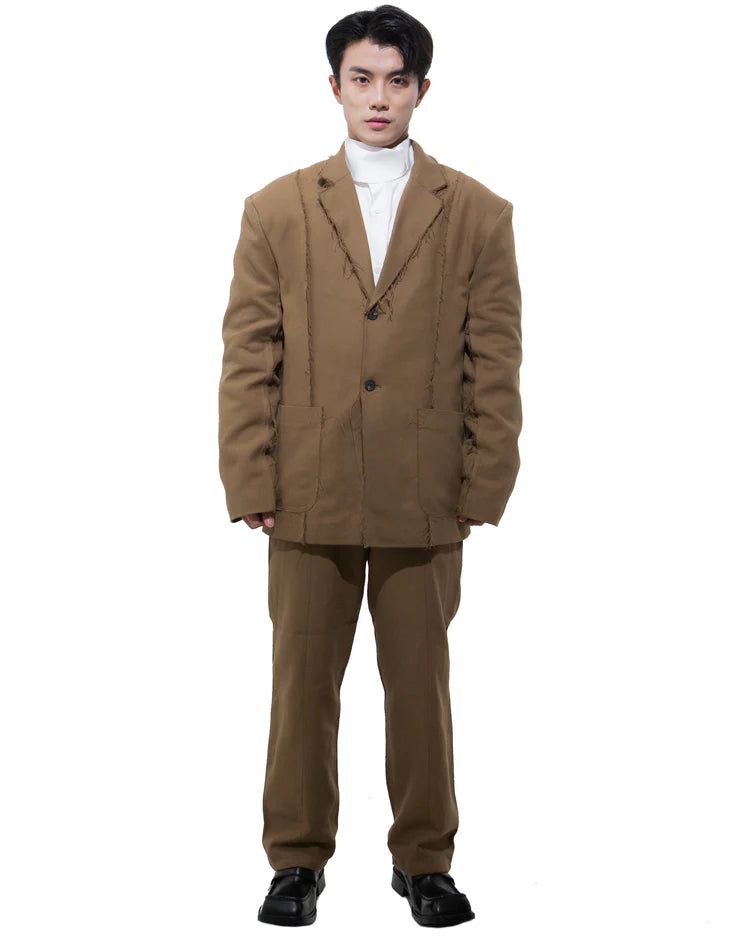 コーデュロイセットアップ-BROWN （送料込）- WooStore