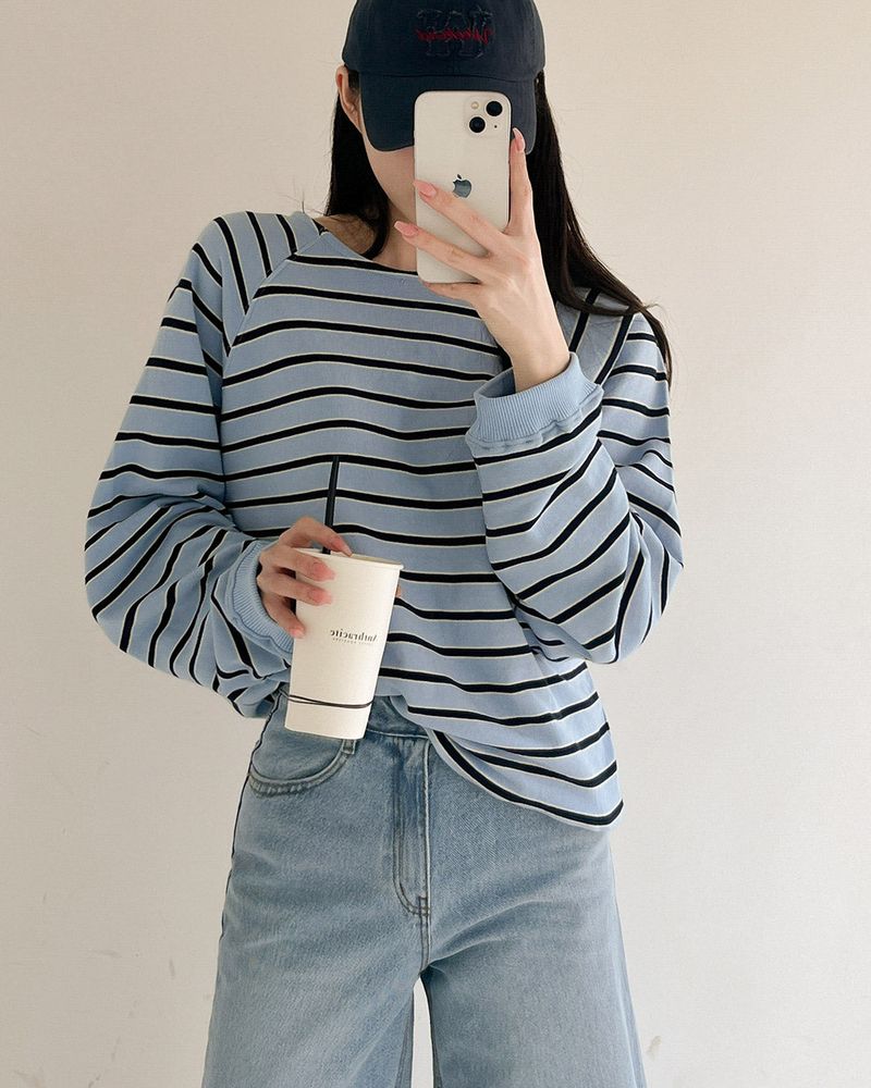 Oren striped sweatshirt