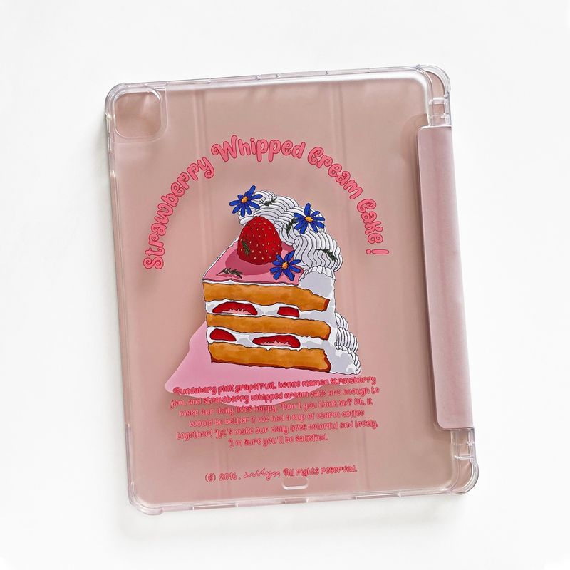 iPad Case_Strawberry Whipped Cream Cake