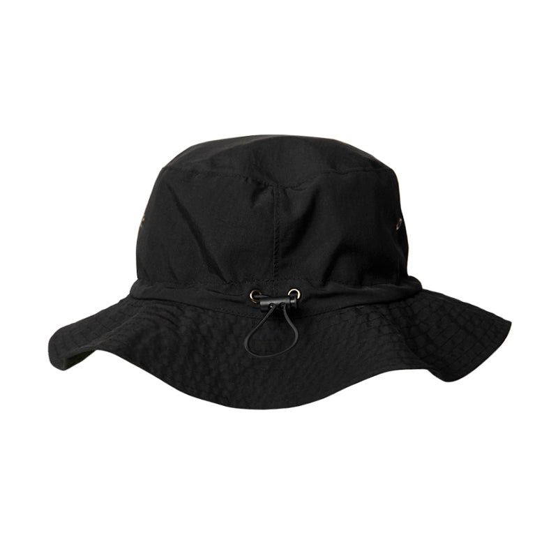FLARE STRING BOONIE HAT [BLACK]