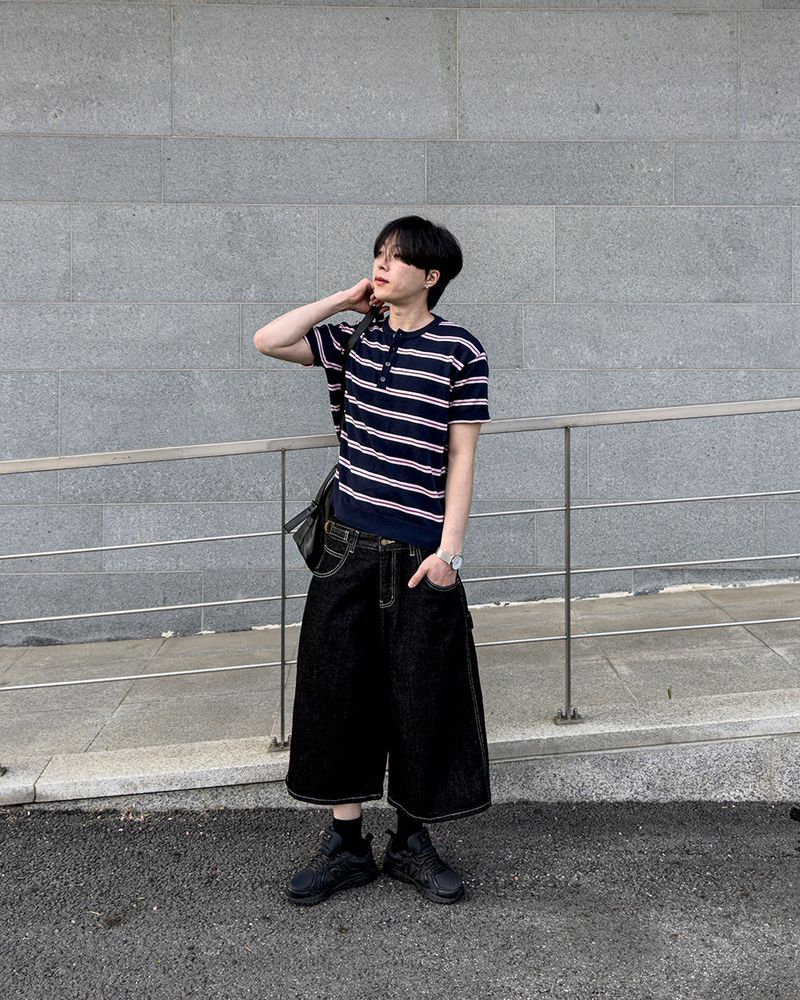 Kyle Selvedge Bermuda Denim Pants