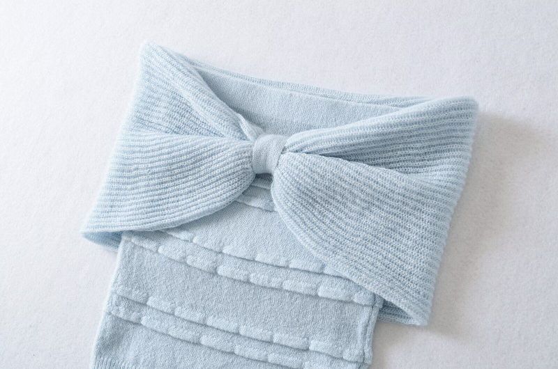 Pure Mood Ribbon Knit Top