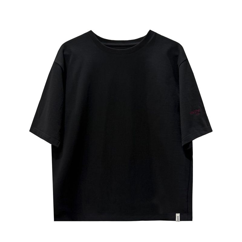 ジェンダーレス ㅁ Tシャツ - ブラック