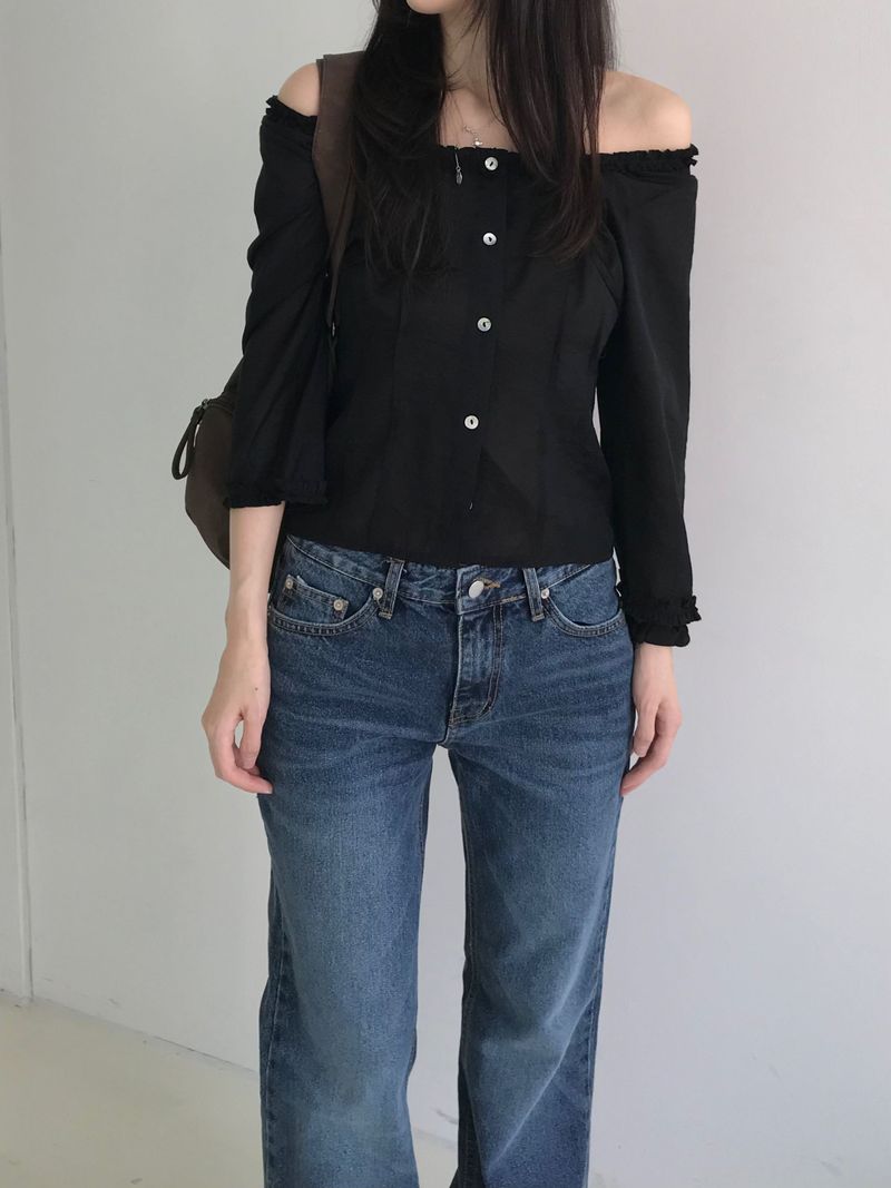 Miel frill blouse (3 colors)
