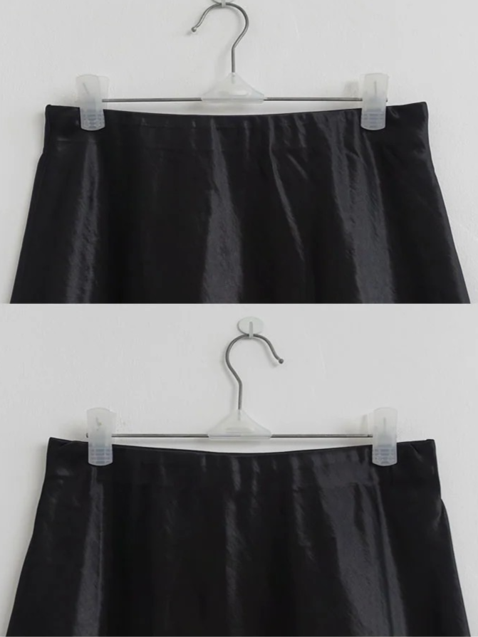 SATIN A-LINE MINI SKIRT (5COLORS!)