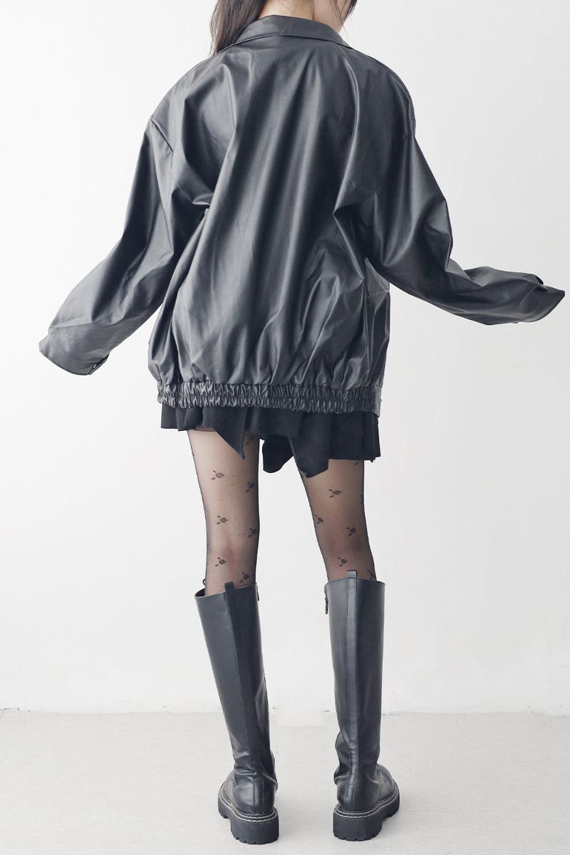 Pippa leather jacket