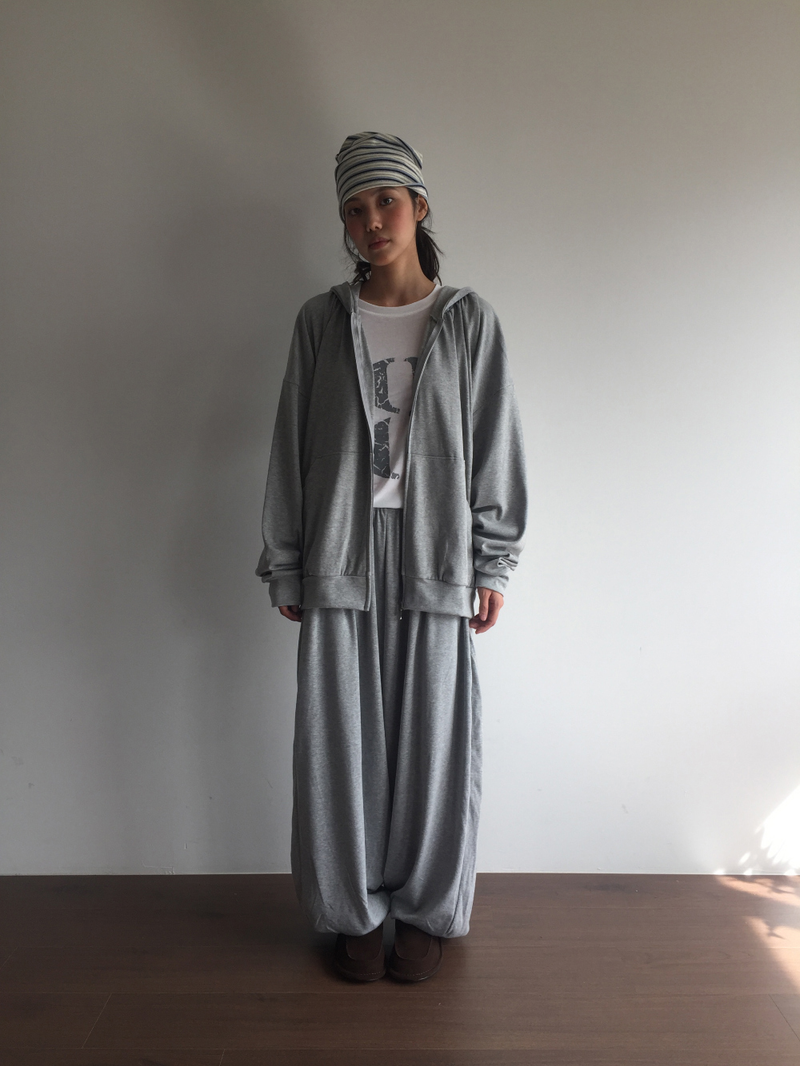 DUGGY(ダギー)の「Kedu Shirred Zip-up Hoodie (5color)(Jackets/Outerwear)」