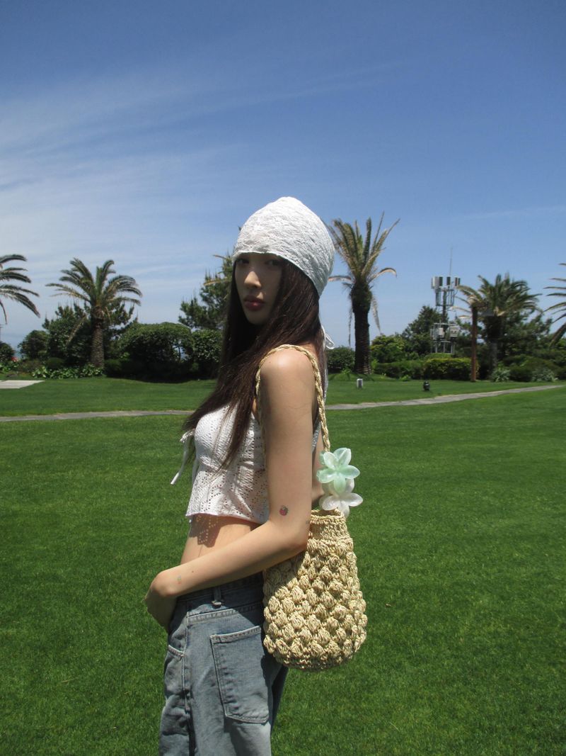 pine rattan bag