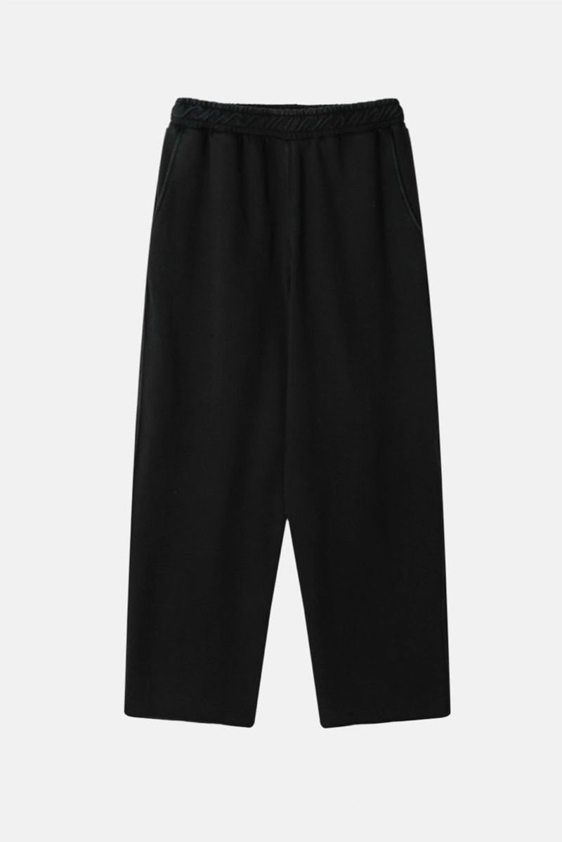 Cut-off washed sweatpants