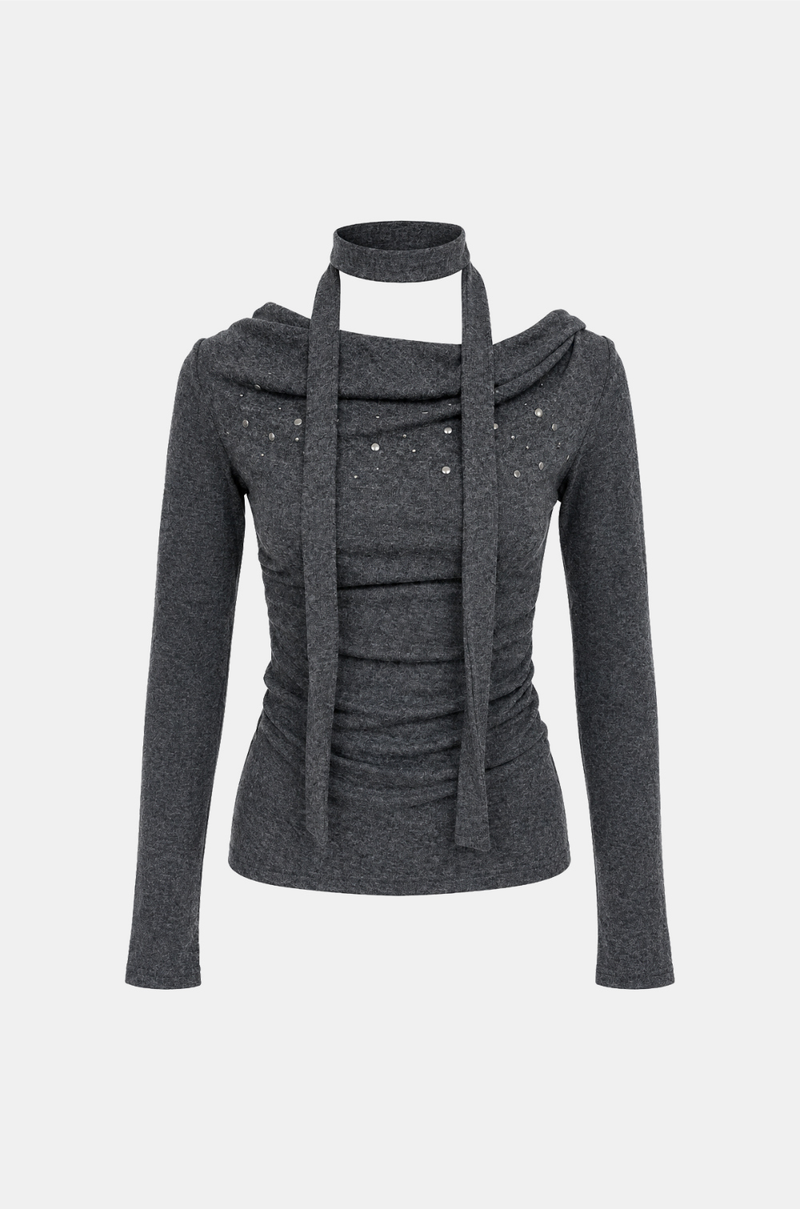Sena Draped Scarf Top
