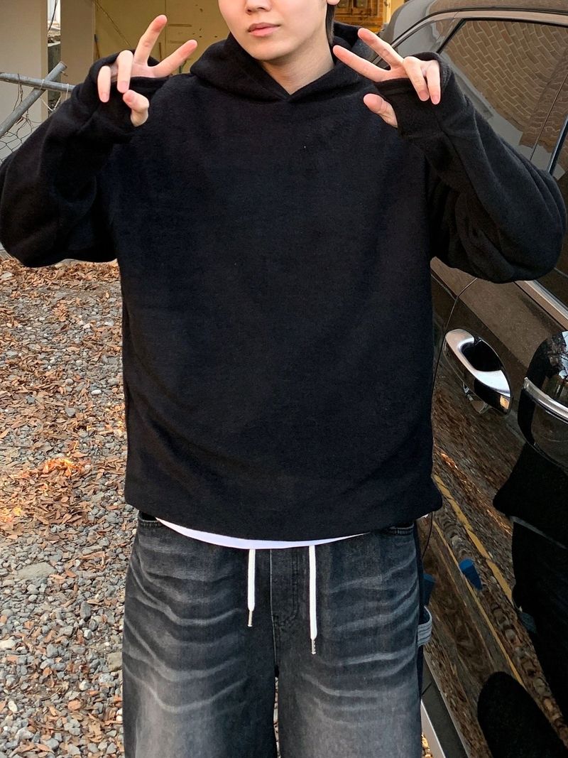  Ched fleece warmer hoodie