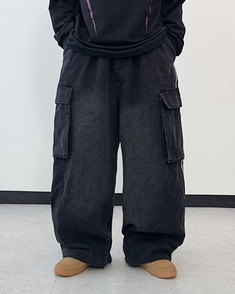 Circuit Wide Track Cargo Denim