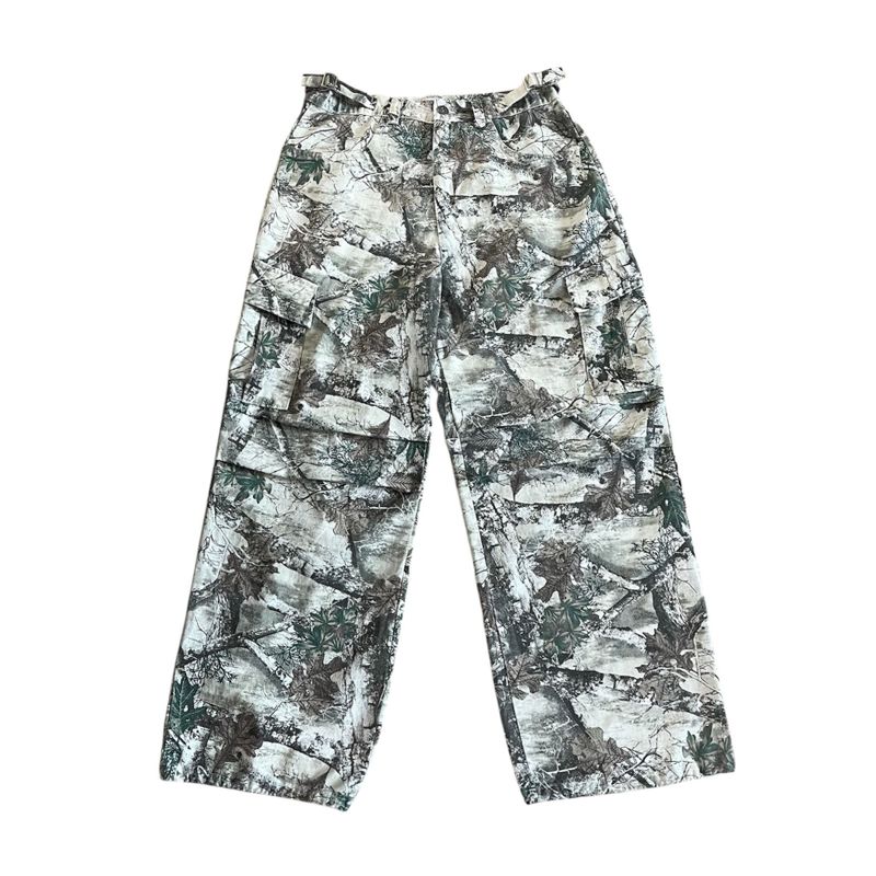 Tree camo button pants