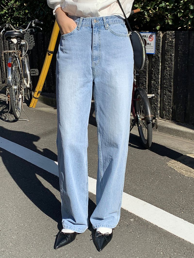 プレッツェルワイドデニム
